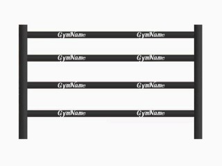 Custom boxing ring rope covers 3m x 16 pcs (For 4x4 m Boxing Ring) : Black